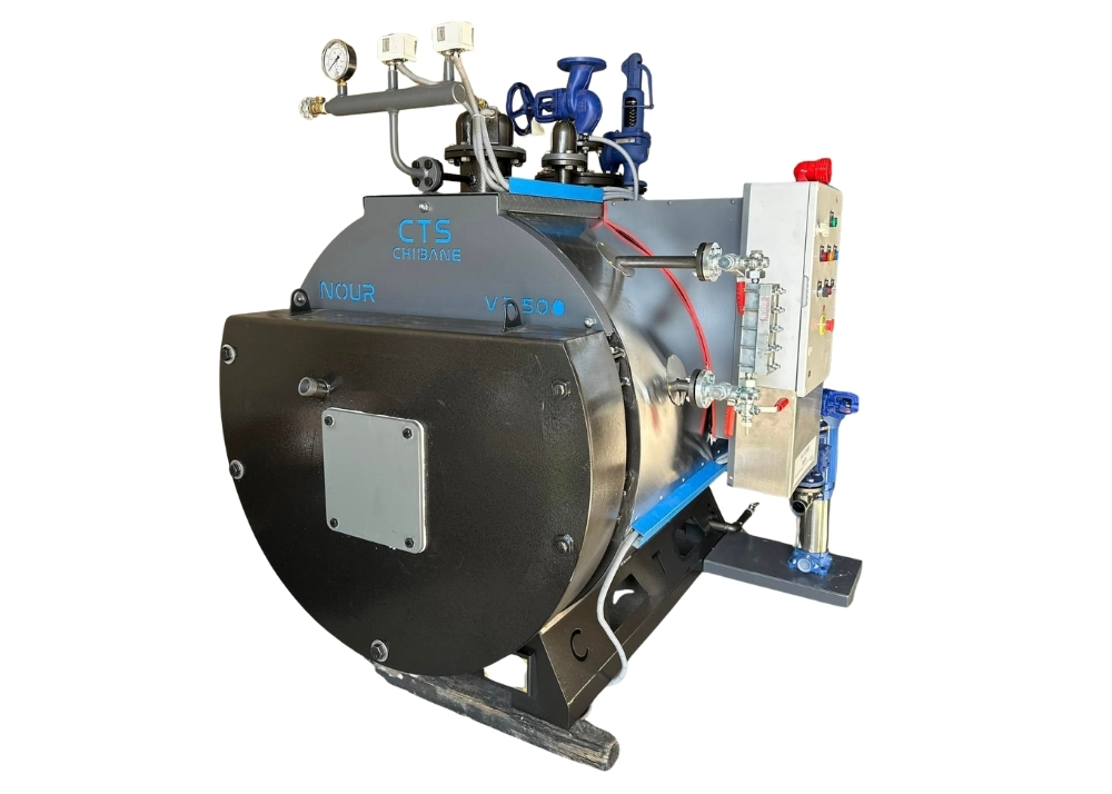 Chaudière à vapeur VP500 – 500 kg/h | Puissance 341 kW